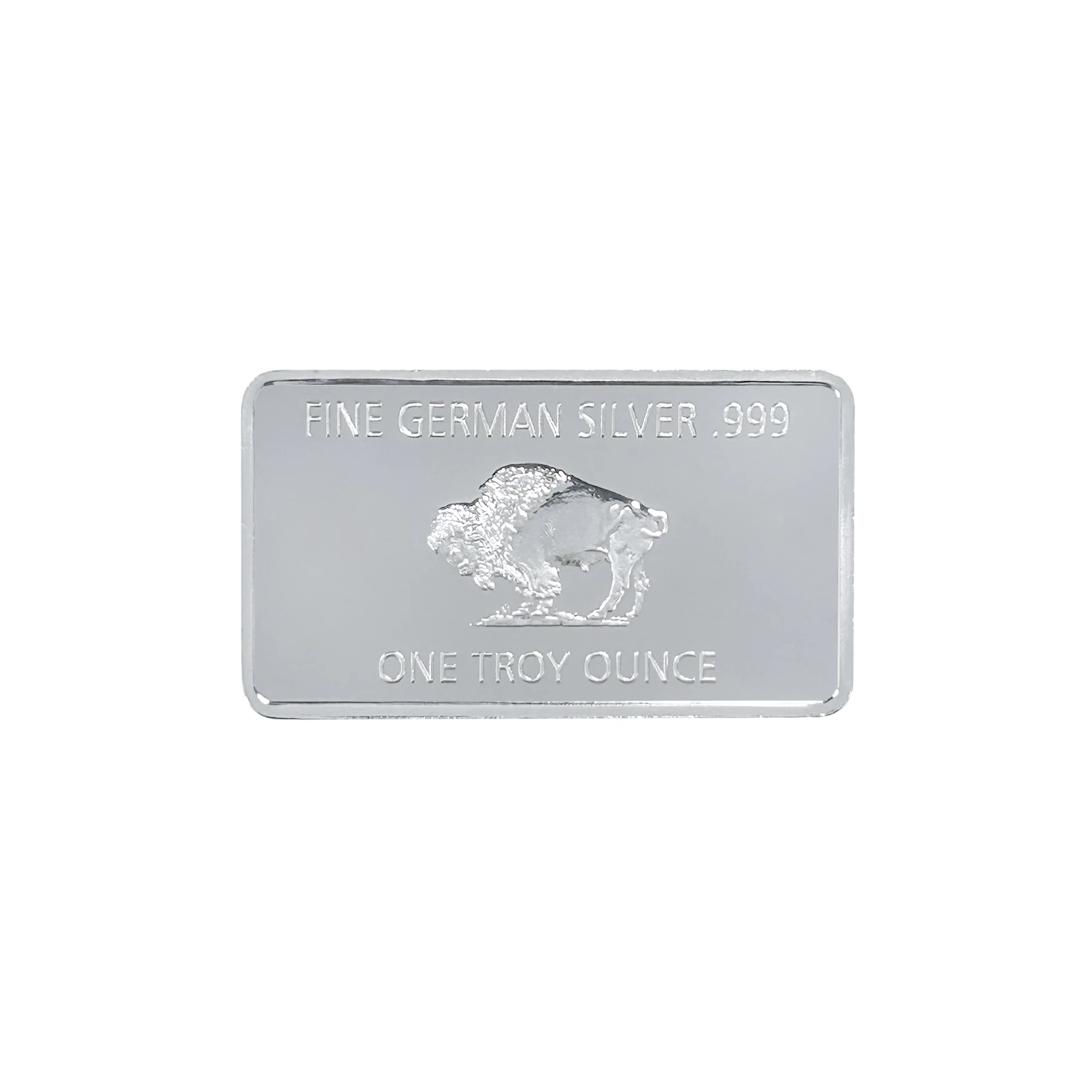 500 Mills .999 Fine Gold And Fine German Silver .999 Bar With 1 Troy Ounce Plated Bullion Bar For Collecting Gifts