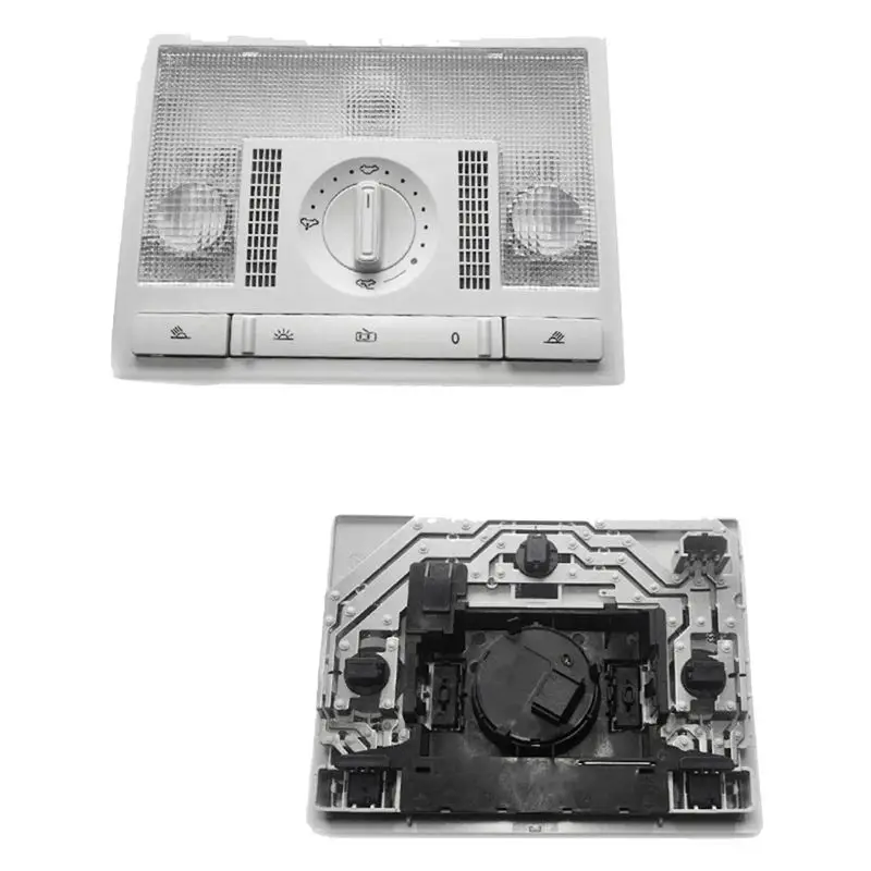 Durable-Car Front Console Roof Reading Light 6Q0947613A For VW Polo 9N Touran 02-10 Seat Leon Altea Dome Light Ceiling Lamp view 6