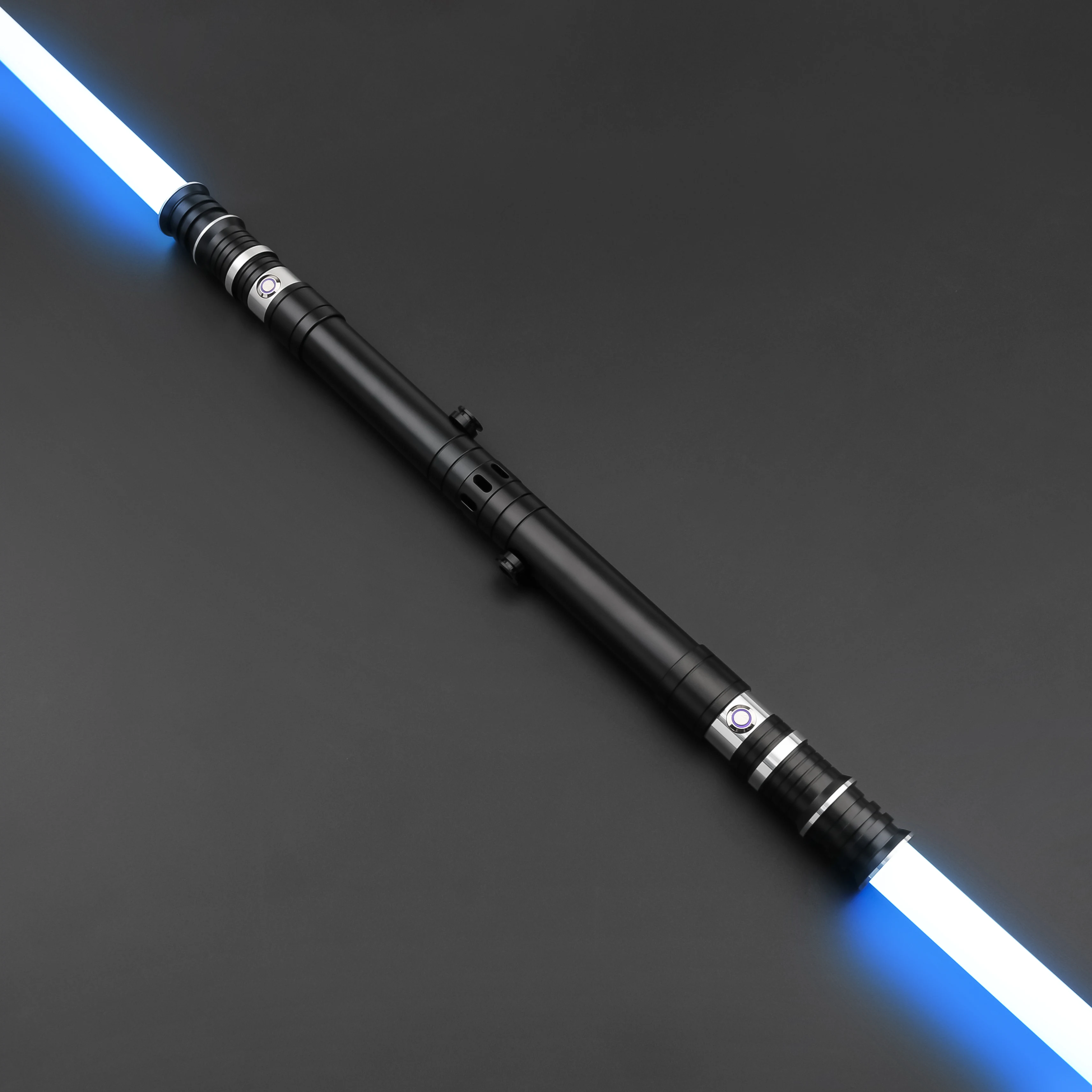 TXQSABER-Neo Pixel Lightsaber, lâmina dupla, balanço suave, App Controle, Laser Sword, Metal Handle, Sith Raven, Brinquedos Cosplay, 2pcs