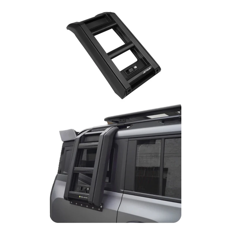 

Складная боковая лестница из алюминиевого сплава для Chery Jetour T2 2025, одноступенчатая, черная, простая установка