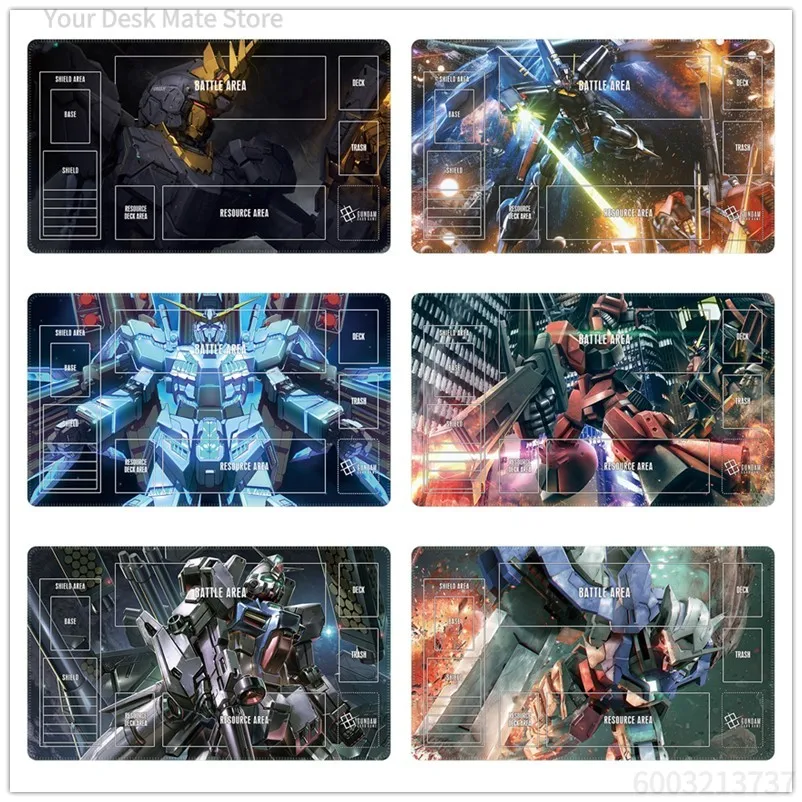 BANDAI Anime Gundam Game GCG DIY Card Playmat Aerial Suletta Mercury Miorine Rembran Collection Gift Toys