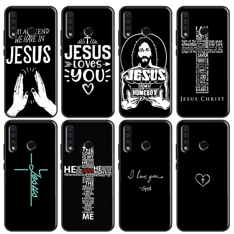 Faith Christian Religious Jesus Cover For Huawei Honor 10 Lite 9 20 10i 8X 9X 10X Lite 8A 9A 8S 9S 4C 6C 7C 7A Pro Cover