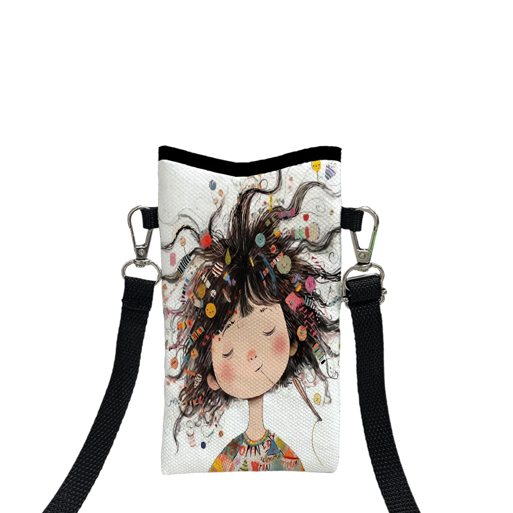 

Dreamy Cute Girl Bag High Quality Phone Bag with Adjustable Strap,Casual Style Women's Wallet AccessoryStorageBag 7.18