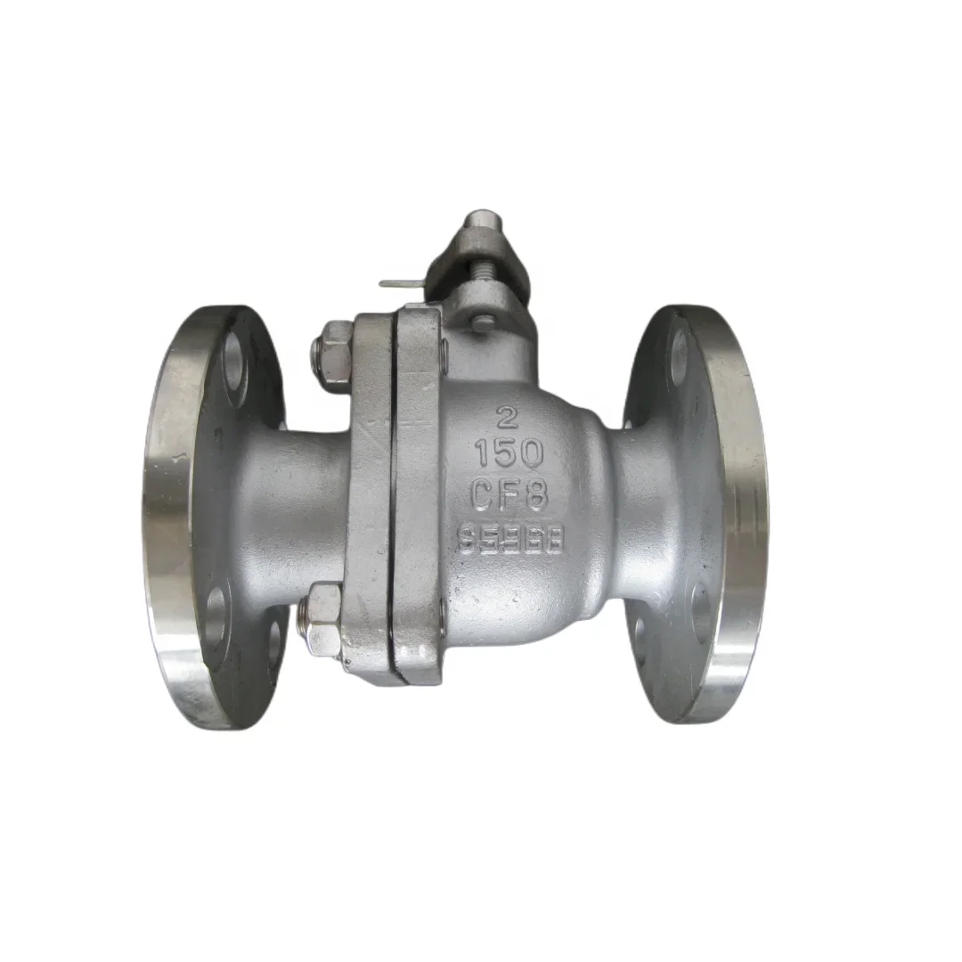 

floating ball DN50 2 inch 150 lbs flanged end RF a216 wcb cast steel API ball valve with cast steel