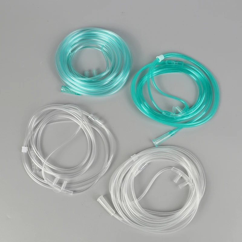 1.5/1.8/3/4/5M Disposable Oxygen Tube Double Nasal Oxygen Tube Independent Packing Medical Care Machine Breathing Cannula