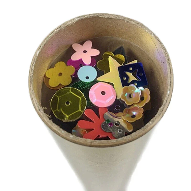 DIY farbiges rotierendes Kaleidoskop-Set für Kinder – wissenschaftliches pädagogisches Bastelspielzeug