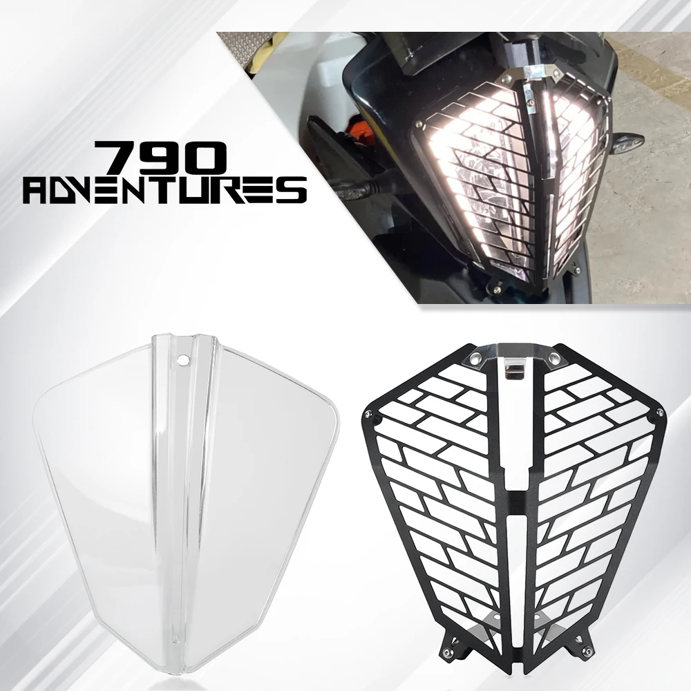 

2022 2023 FOR KTM 890 790 ADVENTURE S R ADV 2019-2021 Motorcycle Protector Cover Protection 390 ADVENTURE Headlight Guard Grill