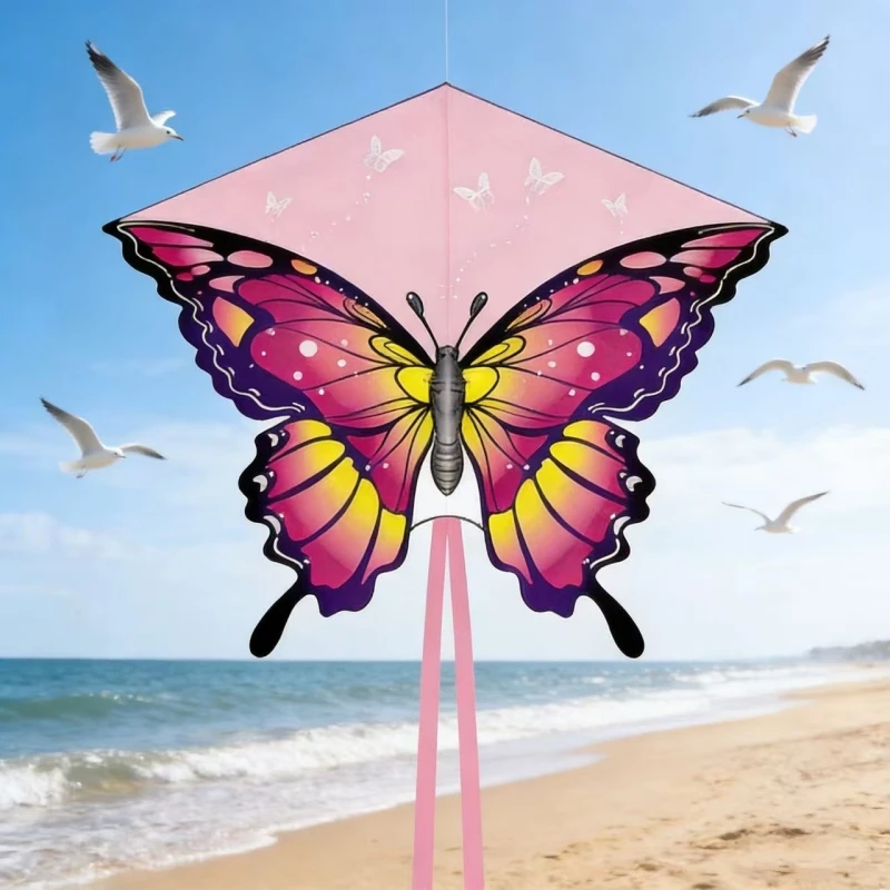 New Butterfly kites nylon wind kite for children kites professional snake kite string line weather vane outdoor play windsock