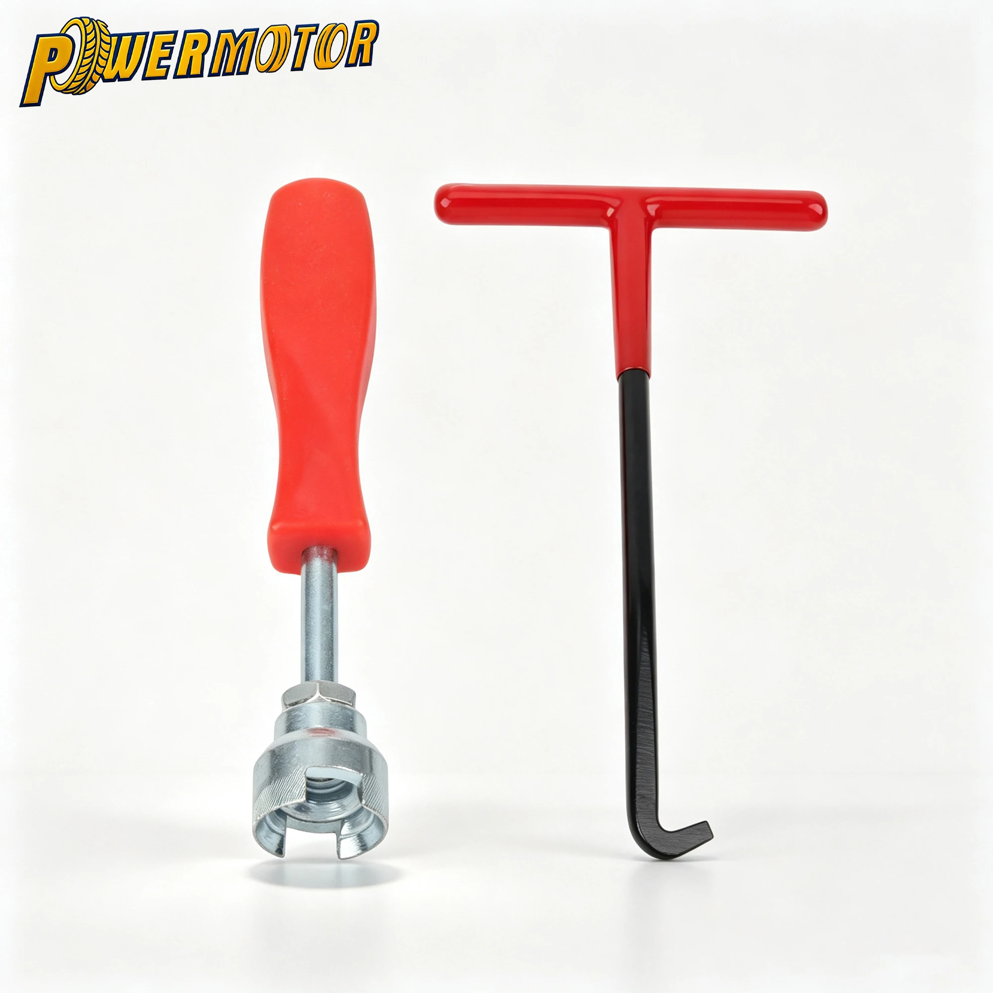 Motorcycle Brake Caliper Spring Retainer Wrench & T-Type Pipe Spring Hook Puller 2-Piece Set For ATV Quad Off-Road Service Parts