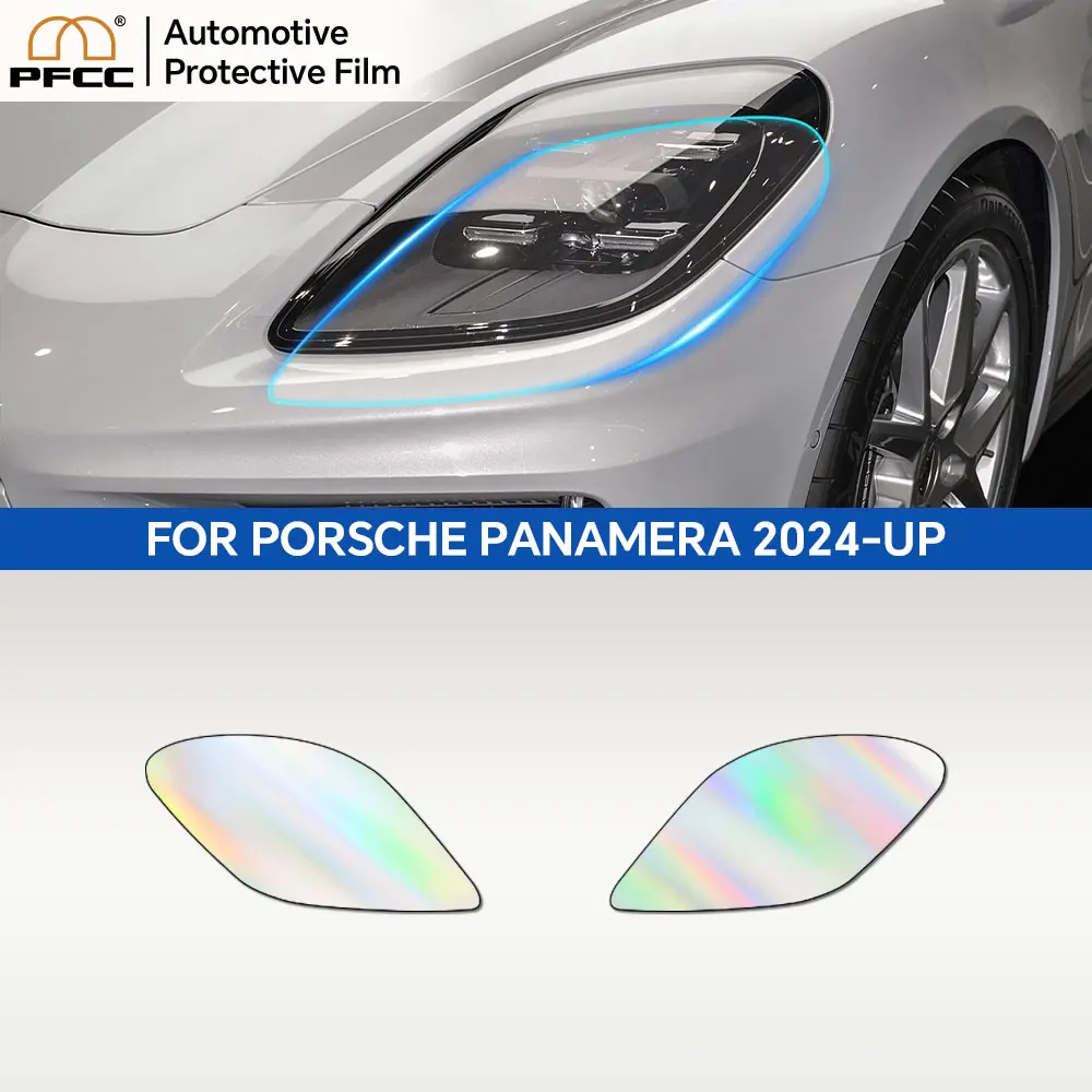 for Porsche Panamera Base 2024-UP Headlight Rearview Film Car Paint Protection Film PPF TPU Pre-cut Transparent Anti-scratch