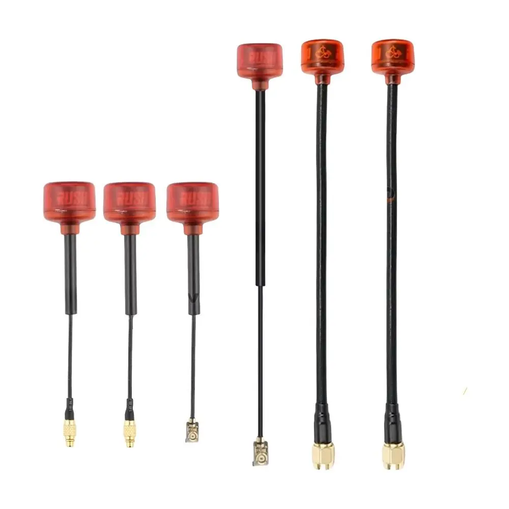 Rush Cherry FPV 5.8G Antenna Red SMA MMCX UFL Antenna Connector Adapter Easy to Install Long Range RC Drone Parts