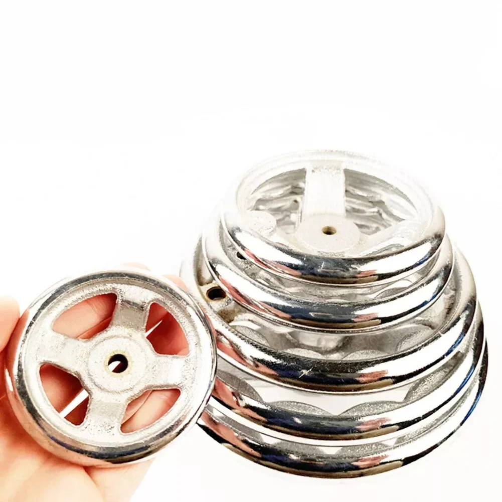 1pc 3/4/5/6/8/10/12inch Handwheel 3-spoke Machinery Hand Wheels Round Rim Inner Corrugated Handwheel For CNC Lathes Machine Tool