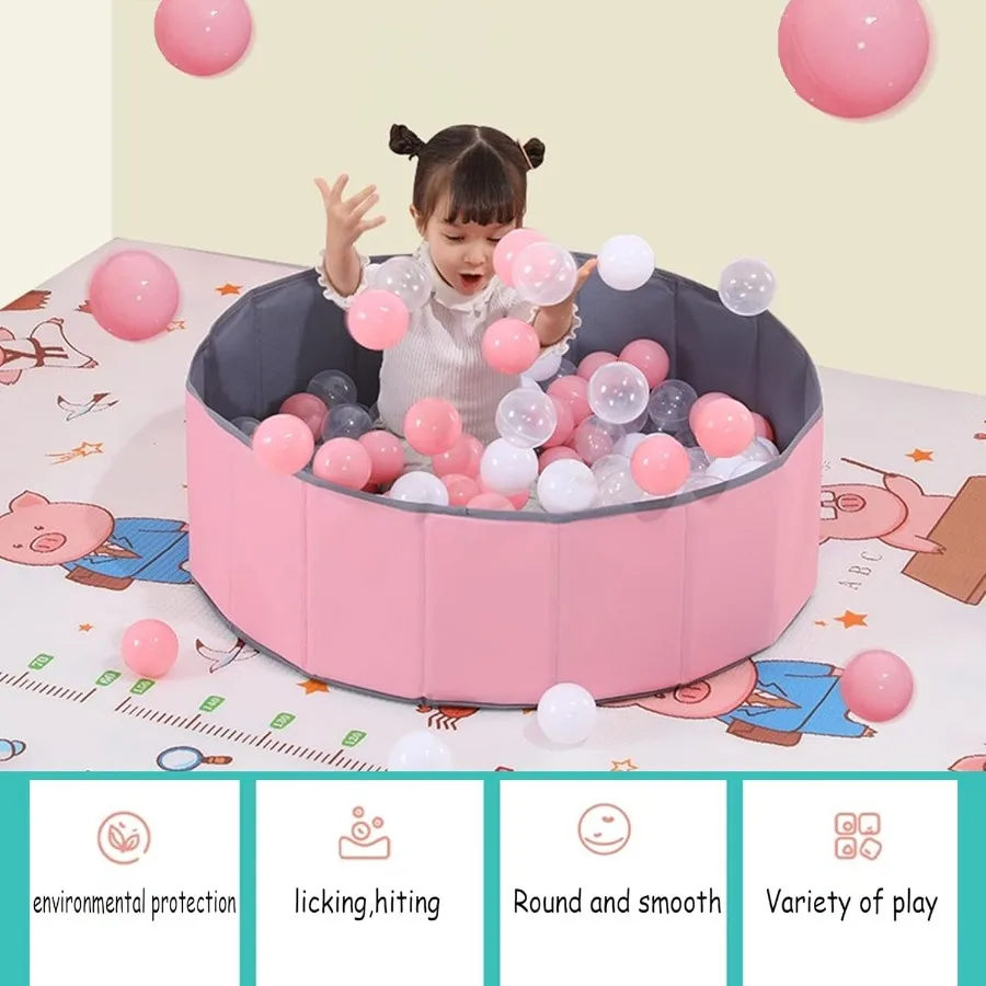 ลูกบอลสำหรับบ่อบอล 200 ลูก ลูกบอลพลาสติกสำหรับเล่นในบ่อบอล สนามเด็กเล่น บ้านเด้ง ลูกบอลพลาสติกสำหรับสระน้ำสำหรับเด็กเล็ก