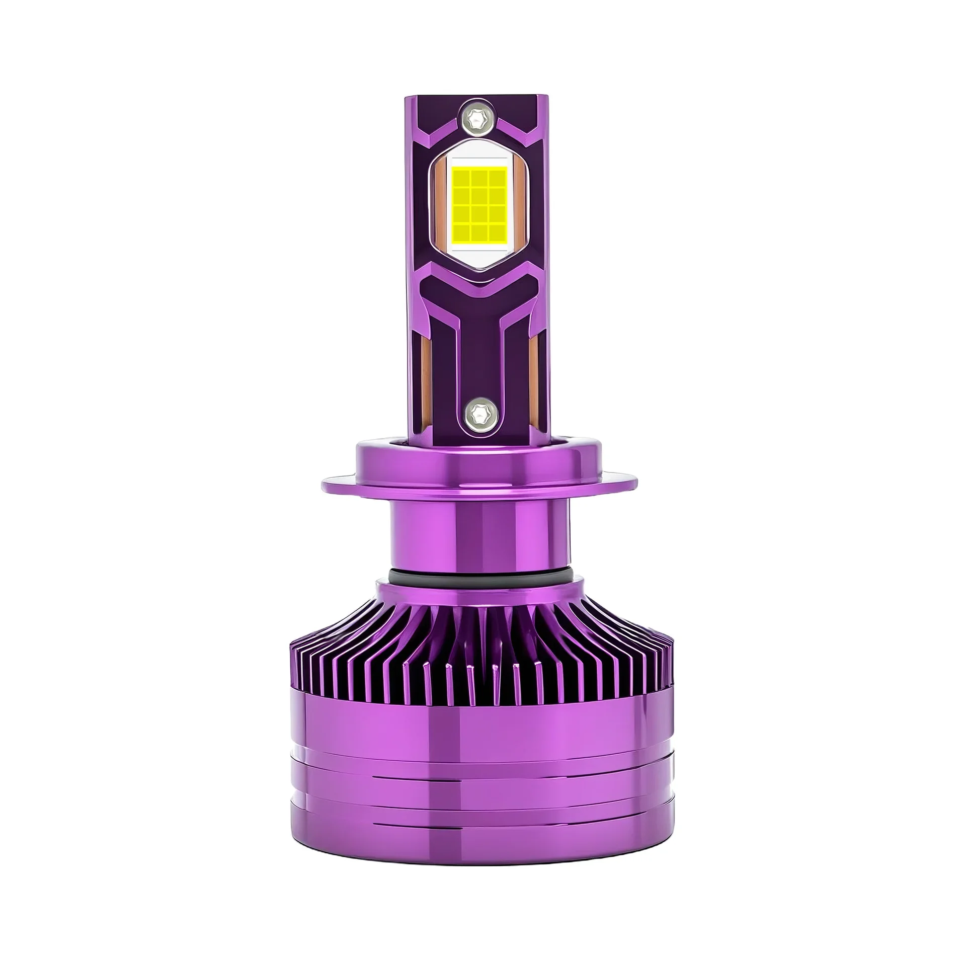 High-Power LED Off-Road Headlight Bulbs with 4 Copper Tubes | H11/H7/H4 Models | Dual Beam High/Low Ultra-Bright Illumination