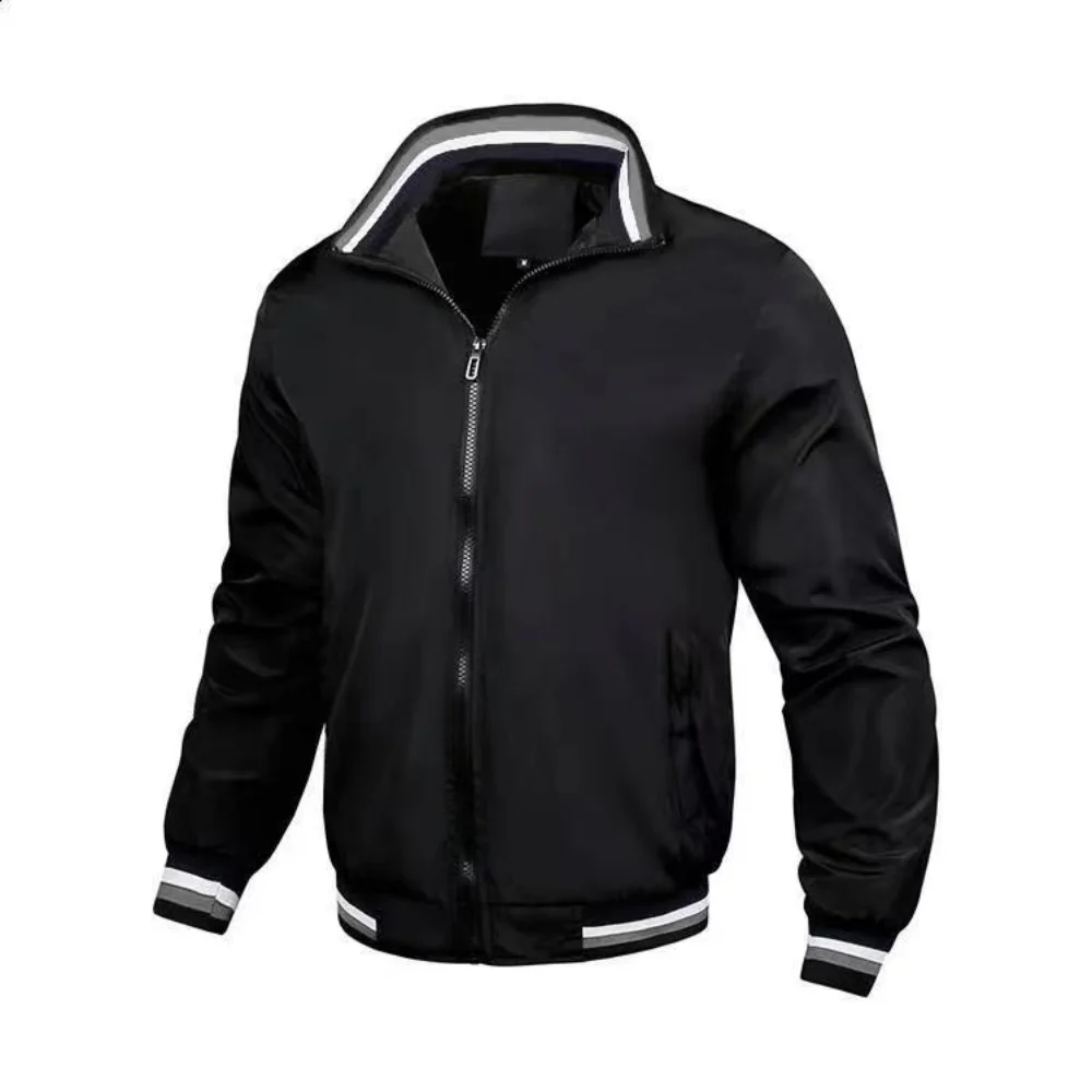 

2025 new men's comfortable windproof suitable for autumn lapel jacket jacket jacket