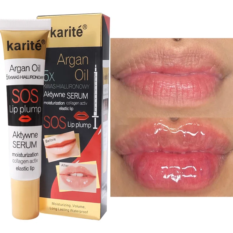 17Ml Instant Volumiserende Lippen Voller Repareren Verminderen Lip Fijne Lijntjes Masker Langdurige Vochtinbrengende Verzorging Lip Olie Sexy Mollig Serum