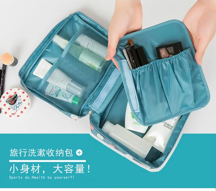 Tragbare Handarbeit Lagerung Tasche Mesh Teiler Beutel Garn Stricken Werkzeuge Organizer Fällen Lagerung DIY Bekleidung Reise Kulturbeutel – Detail 11