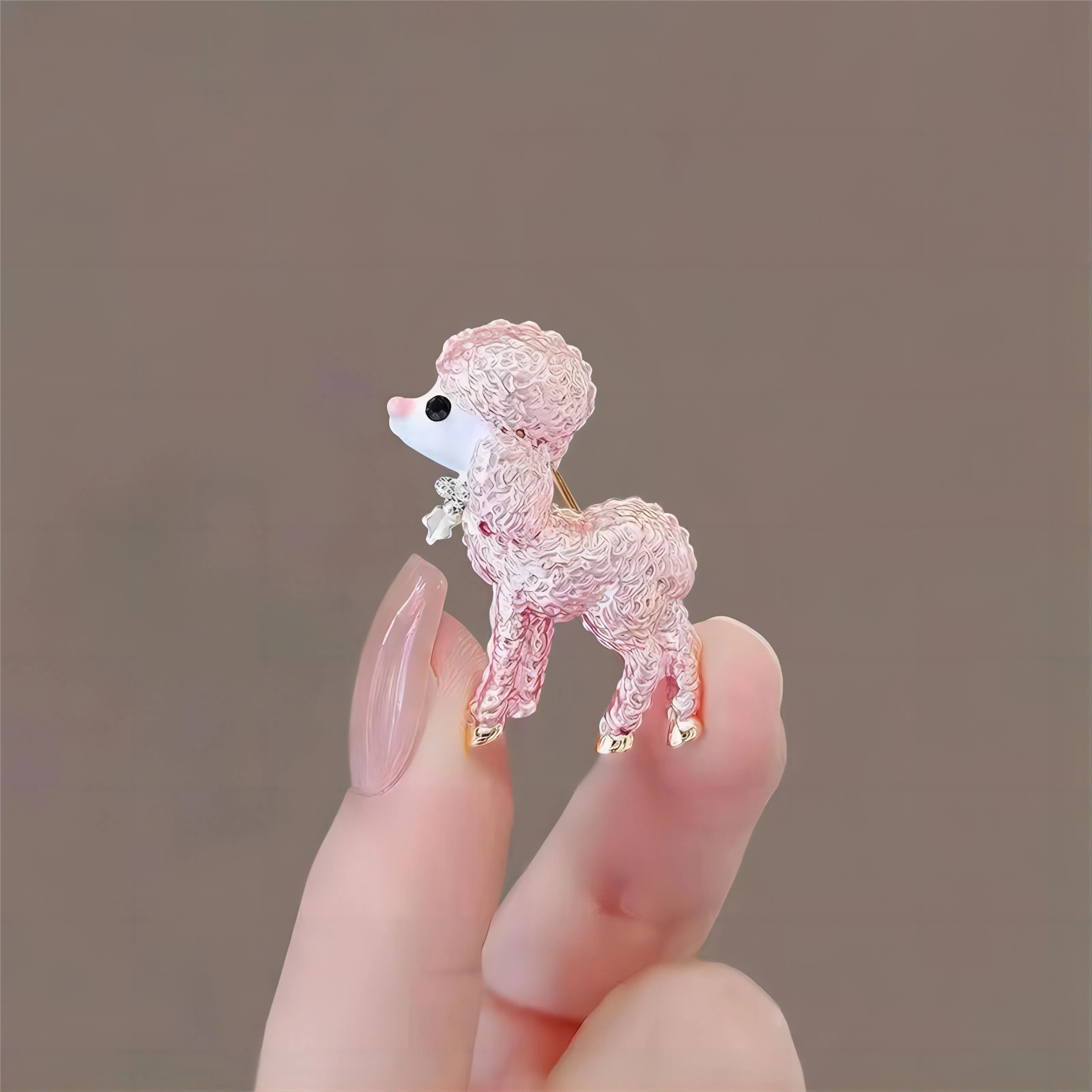 Trendy Pearl Sheep Brooches for Women Unisex Enamel Animal Pins Event Party Backpack Decoration Clothes Accessories