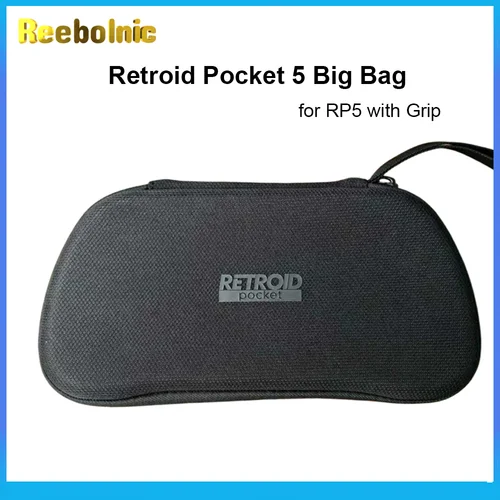 Reebolnic RP5 Estuche grande con agarre de Retroid Pocket 5 Consola de juegos portátil Versión original Retroid Grip oficial