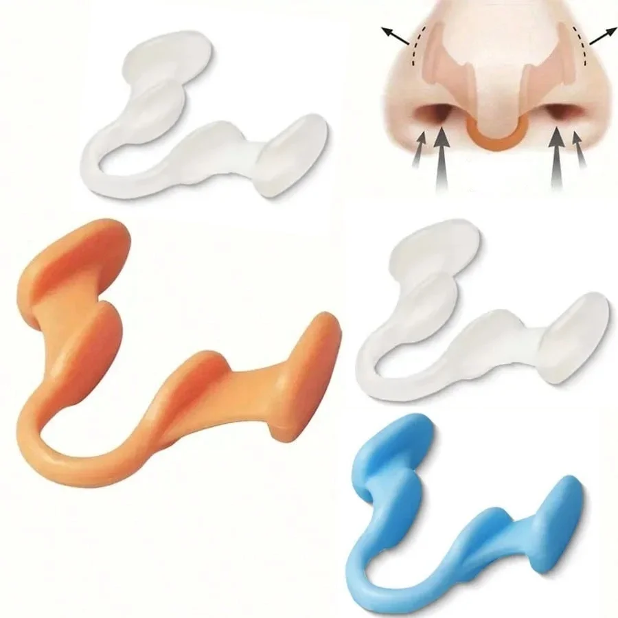 2-10 Stück Silikon Elastischer Nasenclip Anti-Schnarch-Gerät Atmungshilfe für Besseren Schlaf Vater Freund Geschenk – Detail 7