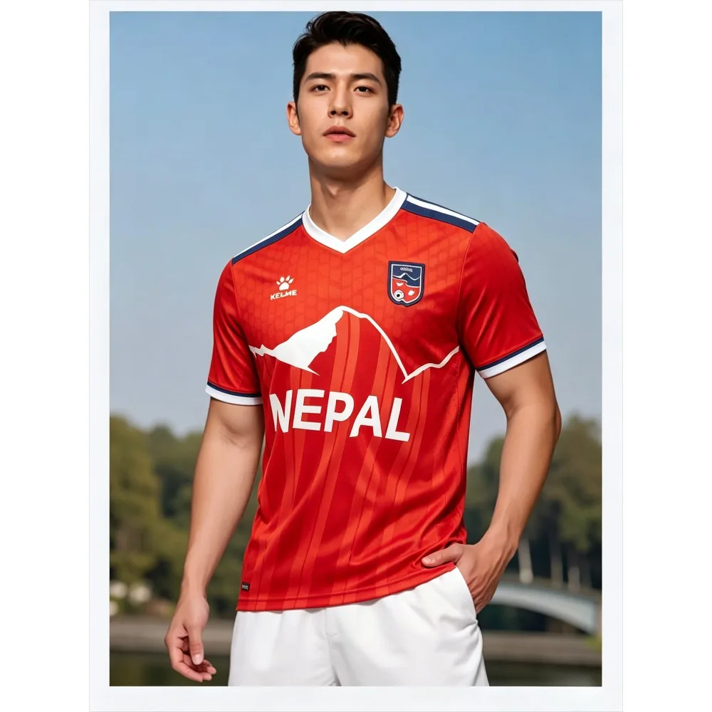 T-shirt pour homme KELME été 2026 : un design collaboratif best-seller alliant sport, fitness, mode décontractée et tissu léger