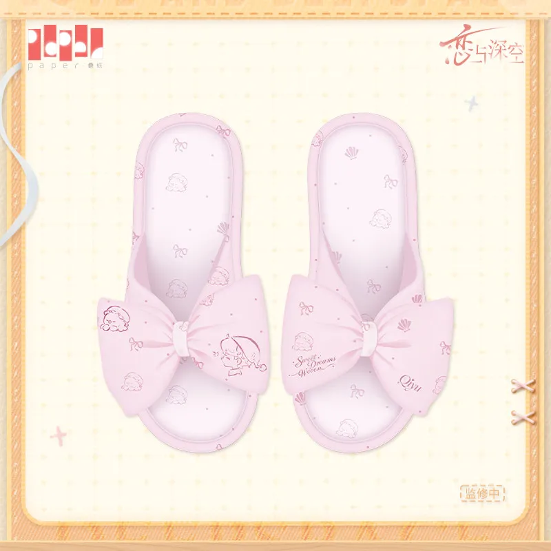 Anime love and deepspace rafayel sylus zayne caleb xavier Slippers Home Indoor Shoes Soft  Bedroom Footwear Cosplay Gift view 3