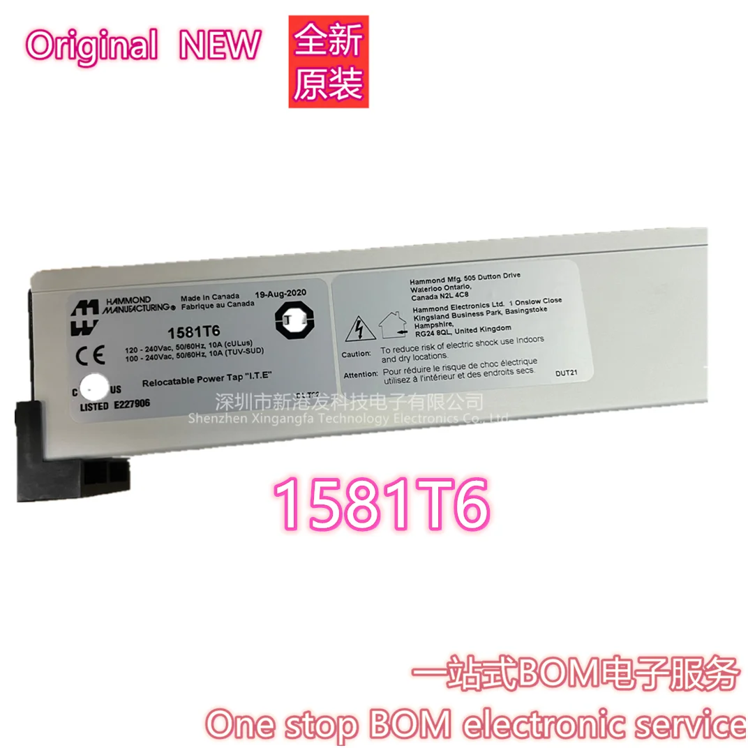 

1581T6 230VAC / 10A IEC сверхмощная Выходная полоса, оригинальные Товары в наличии 1 шт./партия