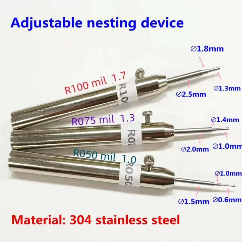 1PCS Test Needle Adjustable Trocar R100 R050 R75mil Needle Tapping Needle Tube Test Trocar