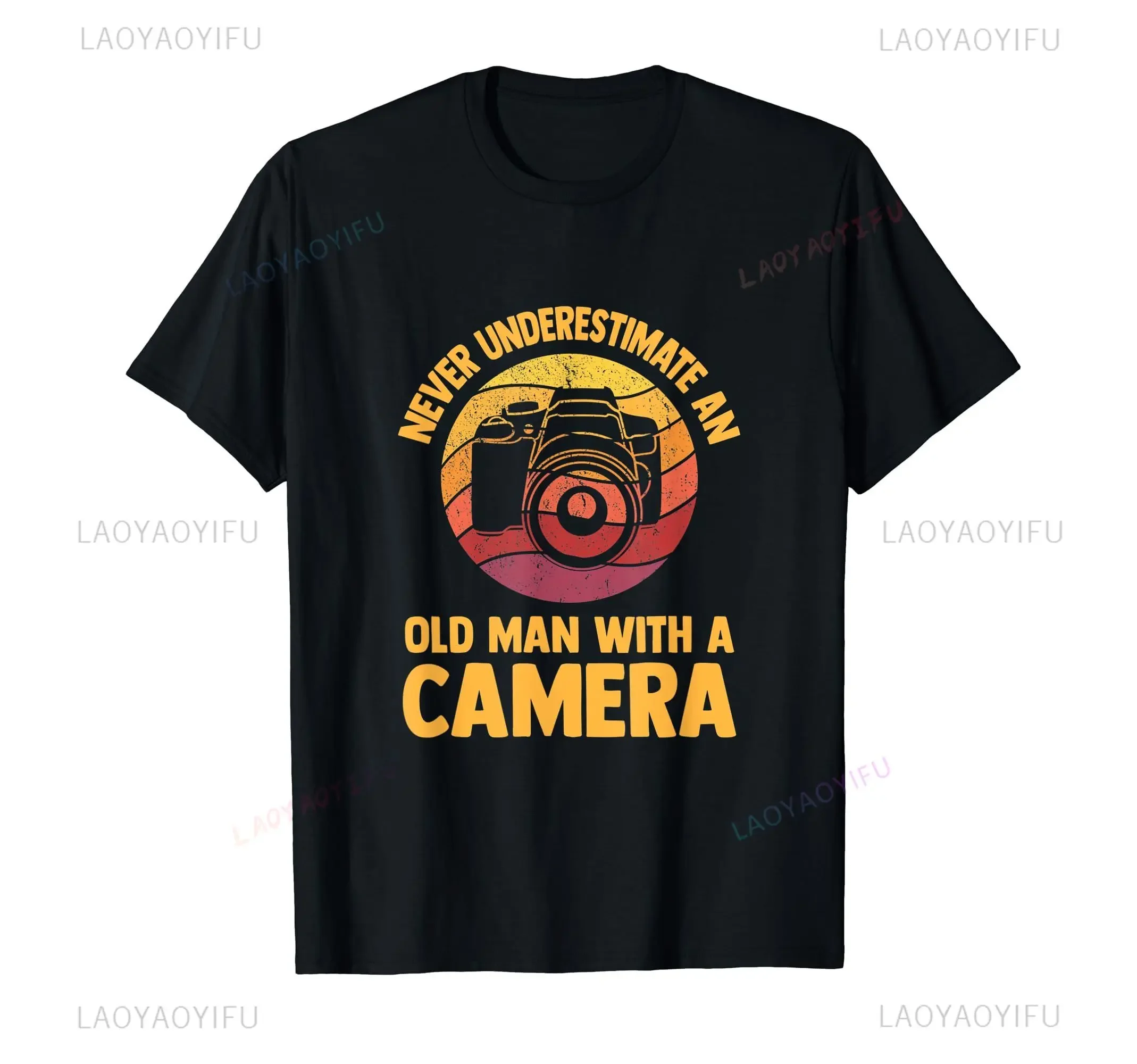 Everyone Is A Photographer Until Funny Photography cotton T Shirts Summer Streetwear Christmas Present Camera Gifts Men T-shirt