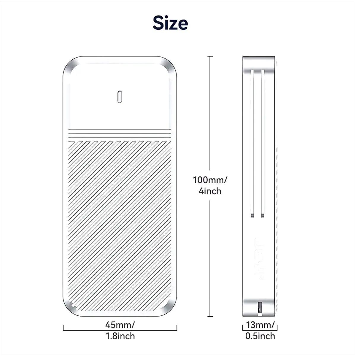 

Алюминиевый корпус SSD для Air/Pro 2013-2017 USB-C, 20 Гбит/с, Plug Play, адаптер NVMe без драйверов, поддержка 4 ТБ