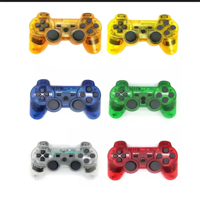 Bezprzewodowy przezroczysty kontroler gier BT do gamepada PS3 Joystick Mando Manette Pad do gier