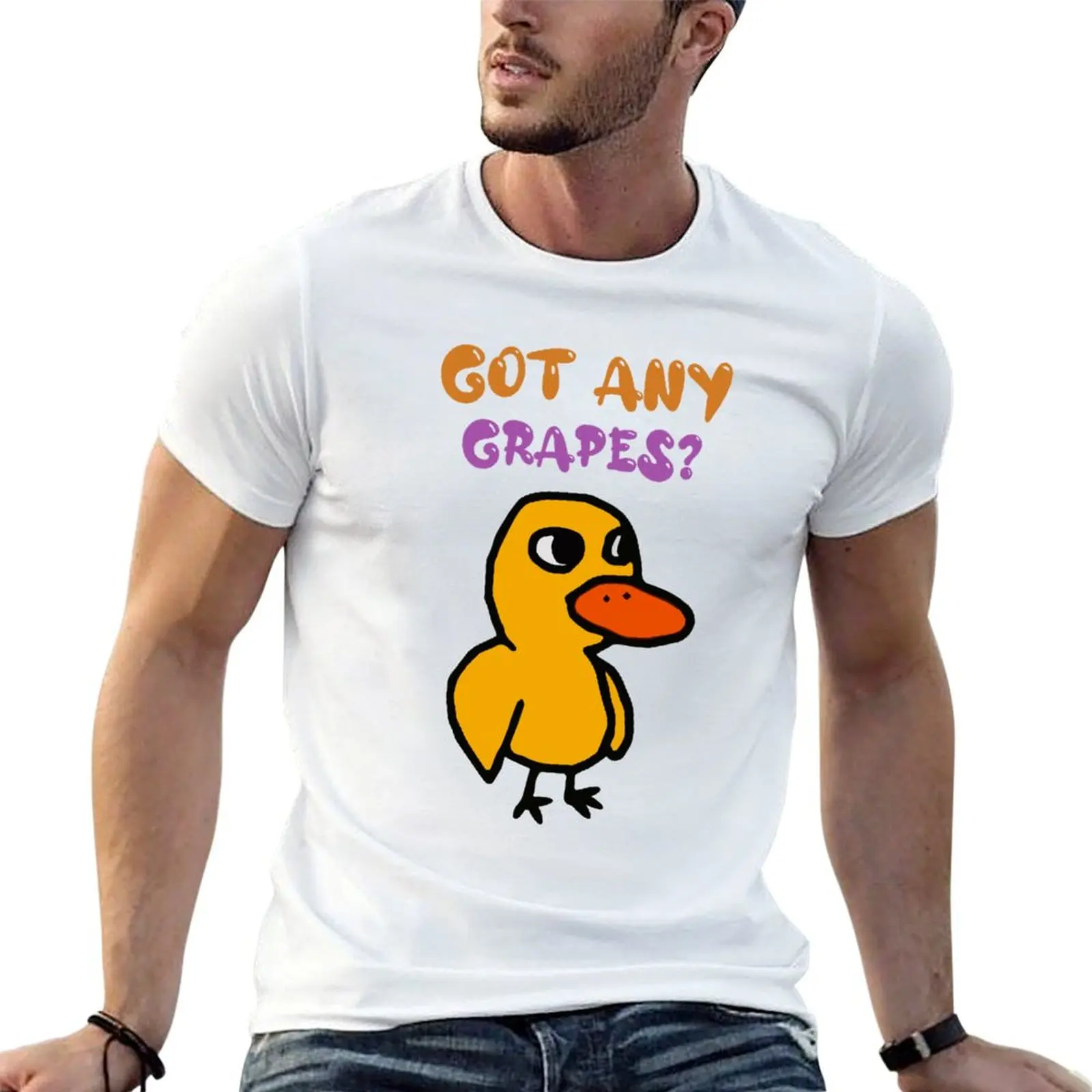 

Got Any Grapes - The Duck Song T-Shirt man t shirts for men t shirt man plain T-Shirt