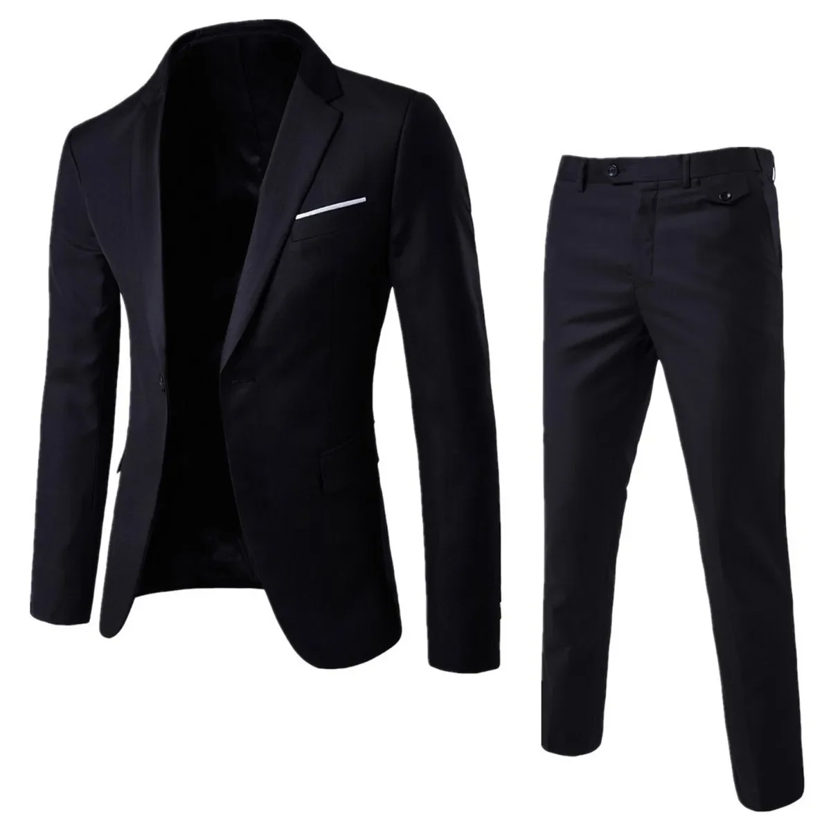 

M27 Men's Korean style slim fit suit for groom