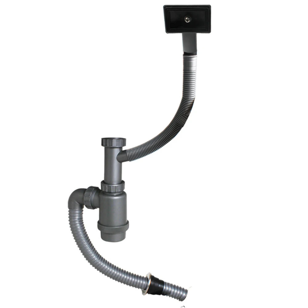 Kitchen Sink Drain Pipe Fittings Set Featuring Anti Smell Function and Overflow Suitable for Various Sink Applications