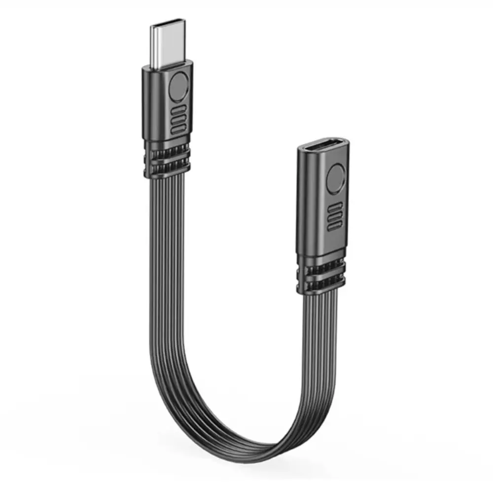 

Type C to Type C USB C Extension Cable 480Mbps 90 Degree Type C Extended Data Line Supports 4k Video Durable Head
