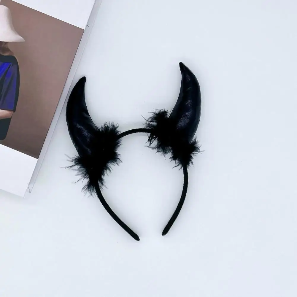 Halloween Headband Bat Witch Hat Horn Spider Decor Black Dark Style Unisex Halloween Party Photo Prop Halloween Head Decoration