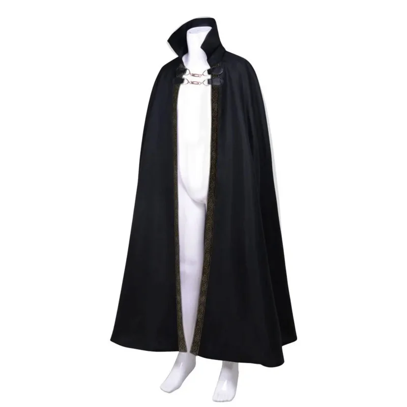 Costume d'Halloween Effrayant pour Homme, Femme, Enfant, Fille, Garçon, Adulte, Mort, Rouge, Noir, Sorcière, Vampire, Longue Cape à Capuche Everak