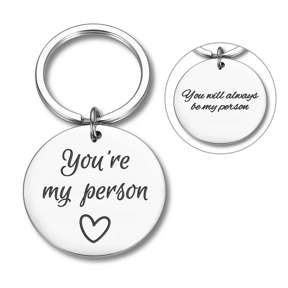 Friendship Keychain Gifts for BFF Best Friend Girlfriend Boyfriend Husband Wife Sister Brother  Wedding I Love You Gifts