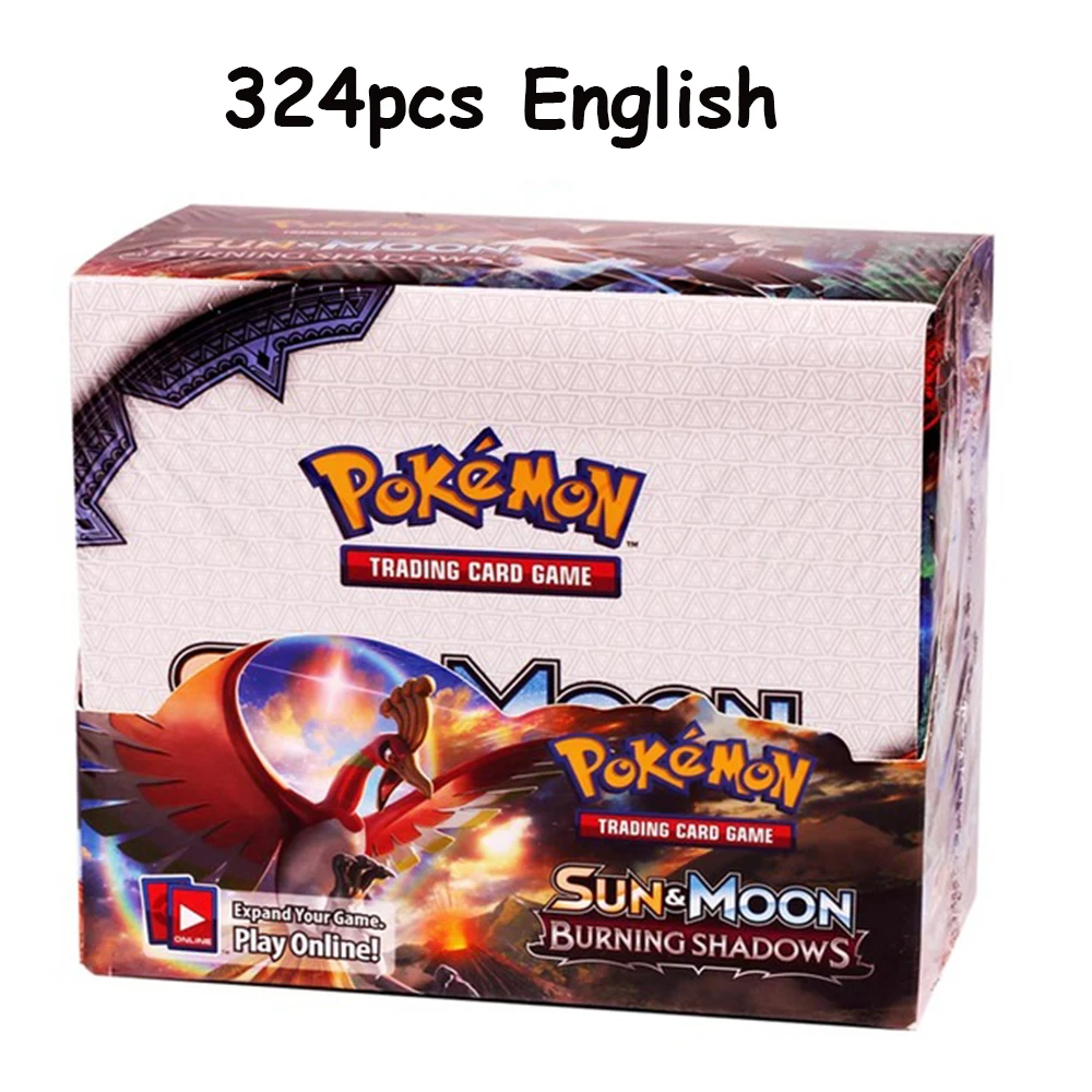 324pcs pokemon cards 324pcs Pokemon cards Sun & Moon XY Evolutions Booster Box Collectible Dolly Jast