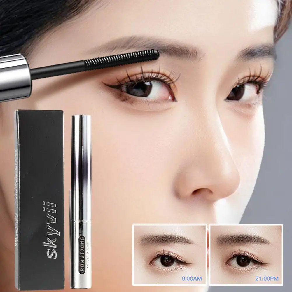 Mascara Wimpern Verlängerung bürste Wimpern Curling wasserdichte Bar dauerhafte Schönheit Metall Make-up Eisen Pinsel Verlängerung t8q3