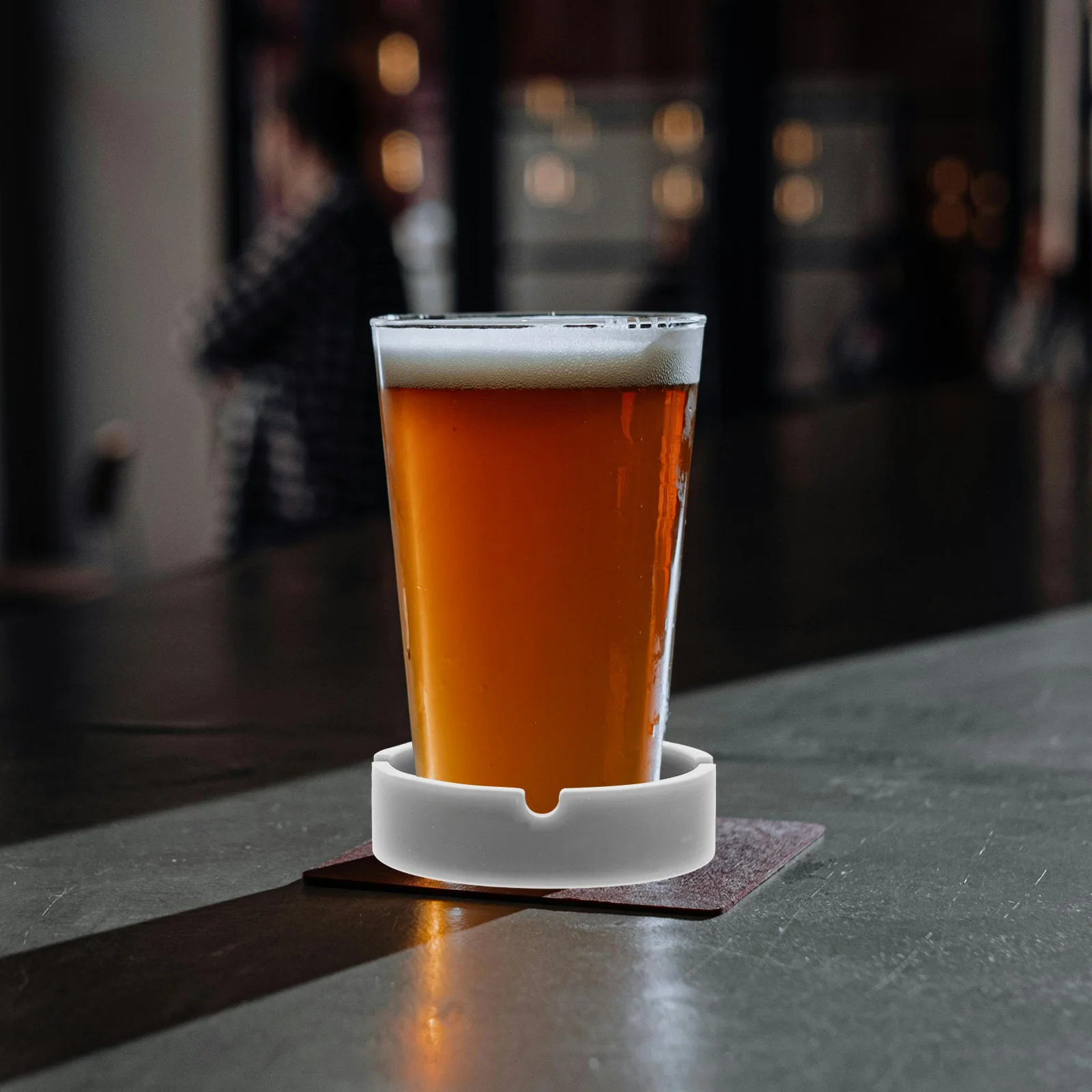 

Round Reusable Silicone Wine Bottle Holder Mat Non Slip Protective Cushion for Wine Beer Bottle Table Coaster Tea Cup Coaster