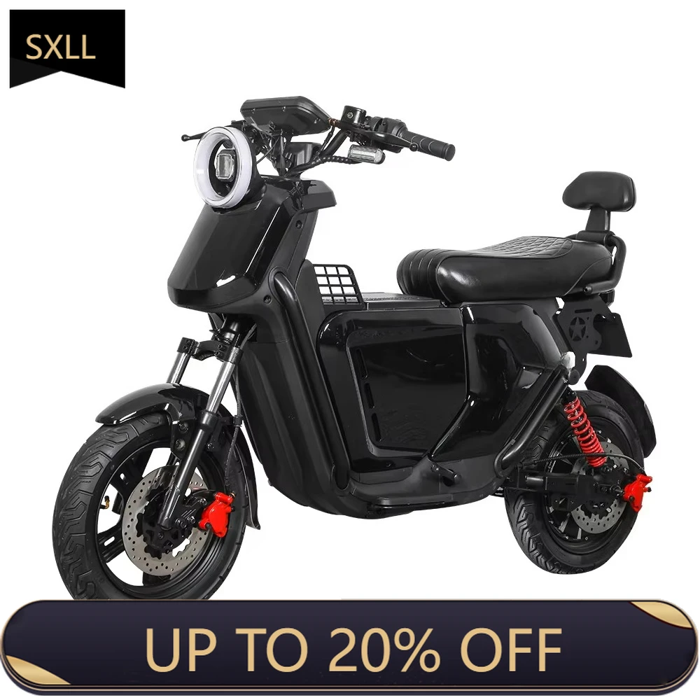 

SXLL Adult Electric Motorcycle High Speed Scooter Off-Road Motorcycle Sports Bike Fast Moped