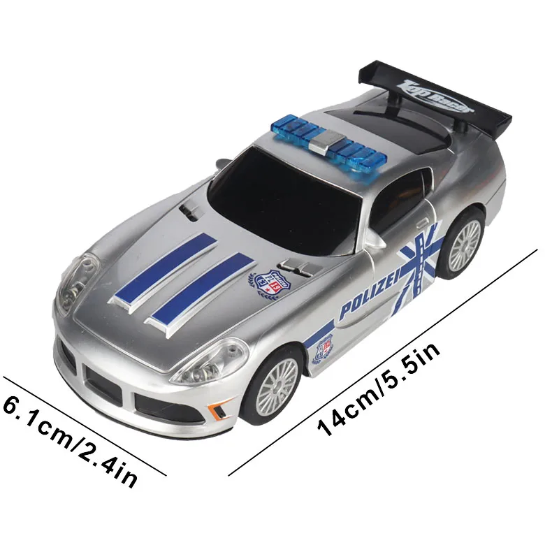 Analog Slot Car 1 32 1/32 Scale Set Electric Racing Track Rally Police Cars Kids Toy For SCX Compact Go Ninco Scalextric