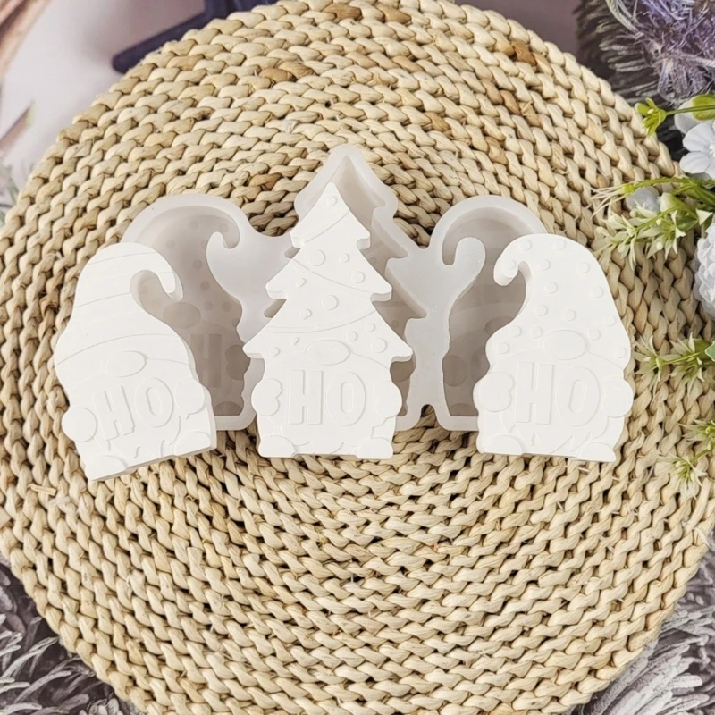 Plateau en résine noël, moule en Silicone robuste, moules à vaisselle à dégagement facile pour l'artisanat porte-bijoux