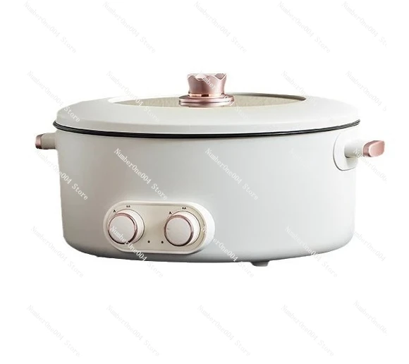 

Красочная многофункциональная кастрюля Jingle QC-HG06X, 6-литровая встроенная электрическая кастрюля большой емкости