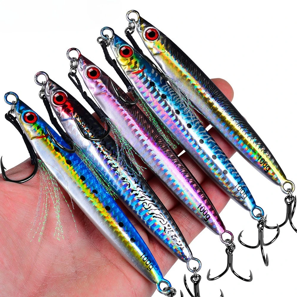 1pc Big Bionic Minnow Lure Artificial Bait 12.3CM/100G Metal Water Fishing Lure Fishing Tackle - Perfect for Catching Big Fish