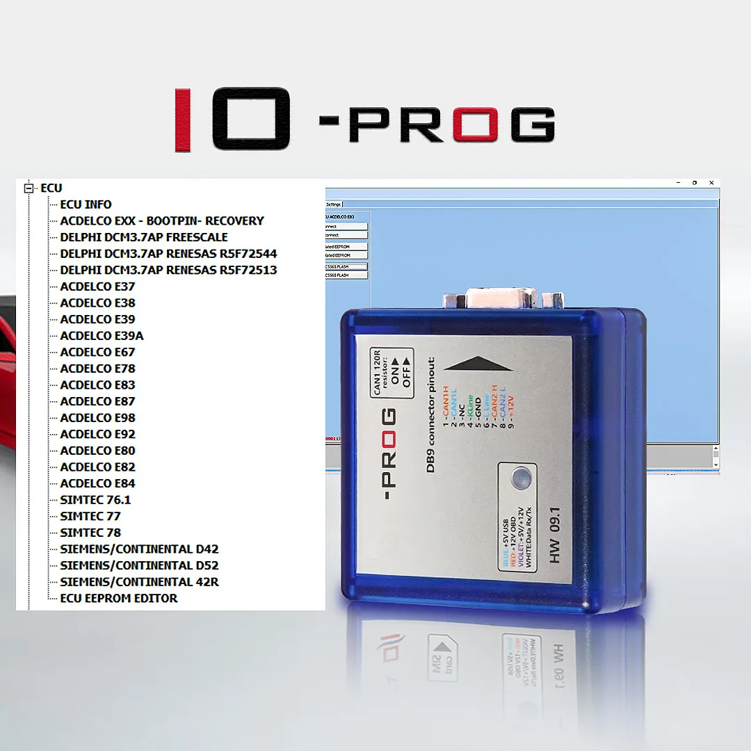 IO-PROG Terminal Programmer IO PROPG Full License Activation for PSA BSI for FORD BCM Terminal ECU TCM BCM EPS for GM/Opel