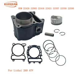 Original Cylinder Kit for ATV Linhai 260 Engine Moped ATV Scooter Go Kart Buggy 22420 QUAD GO KART