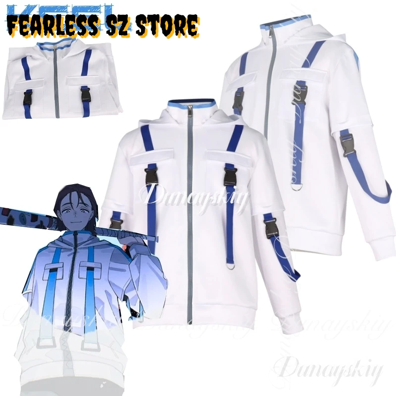 

Anime Team Keel Cosplay WIND BREAKER With The Team White And Blue Keel Sweatshirt About Seven Members Cosplay Costume All Of Set