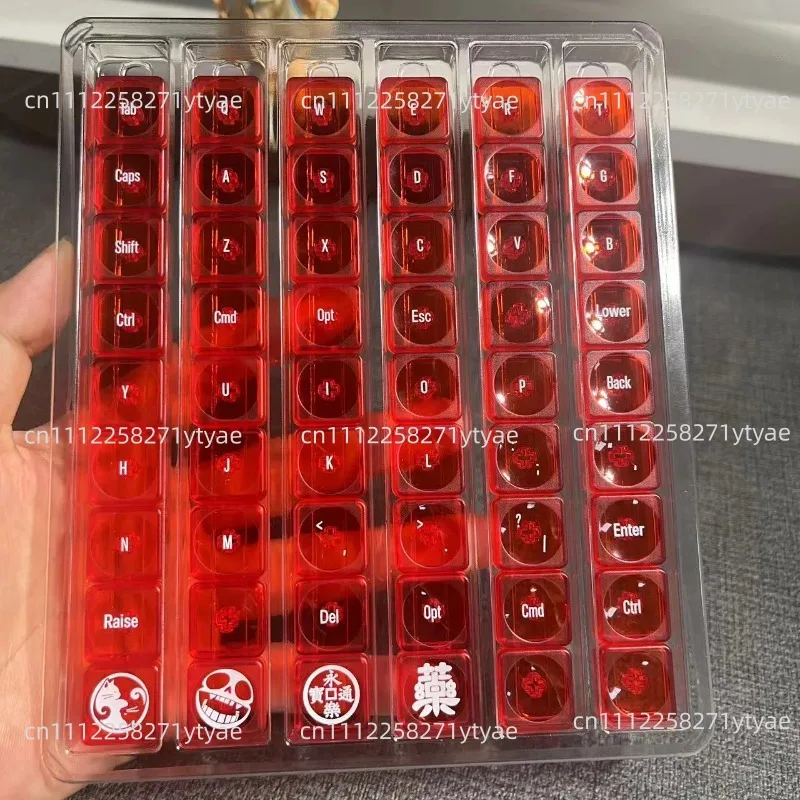 Low Profile Keycaps for Cornix Keyboard - Custom Matching Set for Cross-Shaped Switch MX Compatible - DIY Replacement Keys